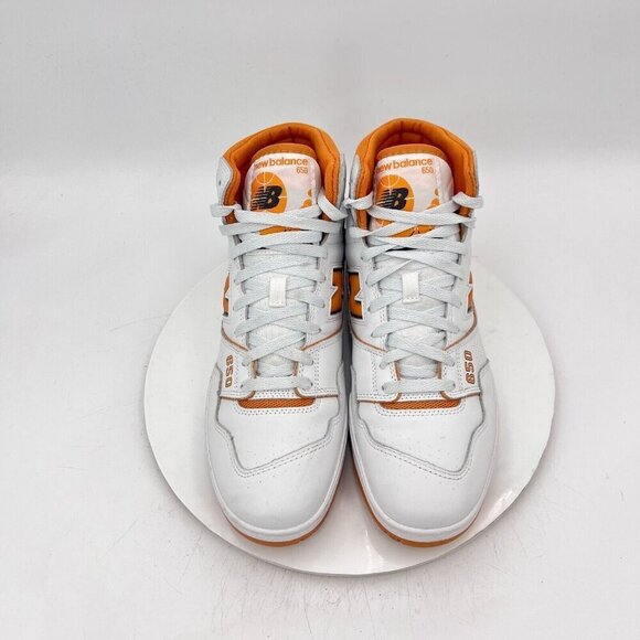 New Balance 650 Men Size 11.5D BB650RCL White Orange Canyon Training Shoes - Picture 3 of 10